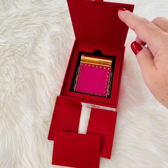 Valentino Minaudiere Mirror Clutch in Fuxia - Picture 2 of 14
